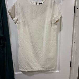 Lulu's Cream Boxy Short Sleeve T-Shirt